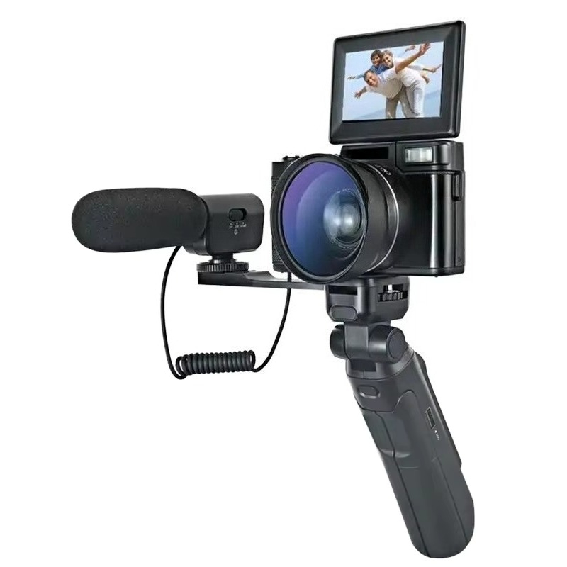 Photography Videos - กล้องวิดีโอ 4K ดิจิตอล สำหรับวิดีโอบล็อก โฟกัสอัตโนมัติ สำหรับการถ่ายภาพ
